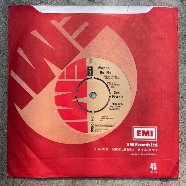 Photo (Side B) of Sex Pistols’ Anarchy In The UK (EMI2566)