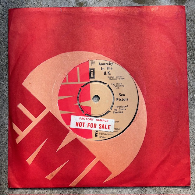 Photo (Side A) of Sex Pistols’ Anarchy In The UK (EMI2566)