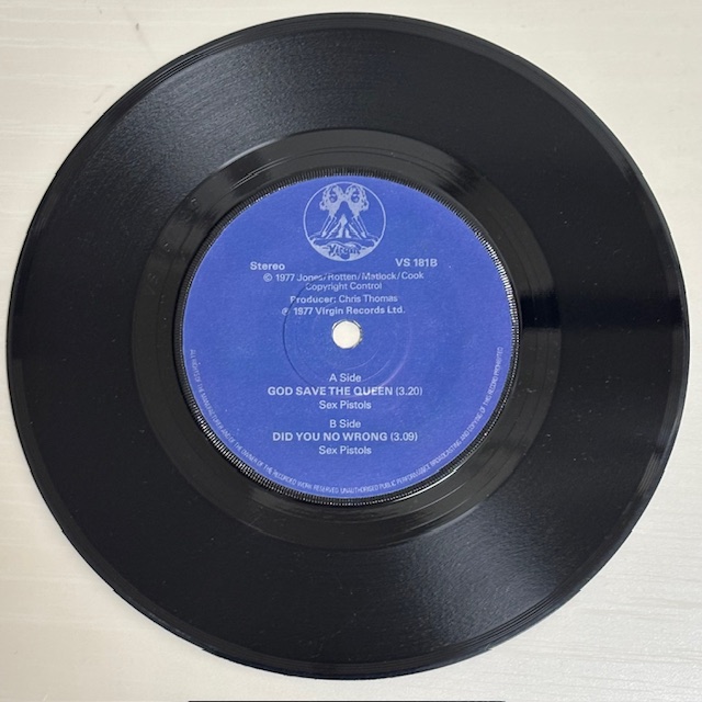 sex pistolsのgod save the queen(VS181)のレコード写真(裏)