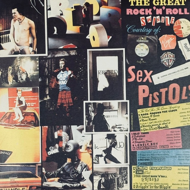 The Great Rock'n'Roll Swindleのジャケット(中の右側)の写真