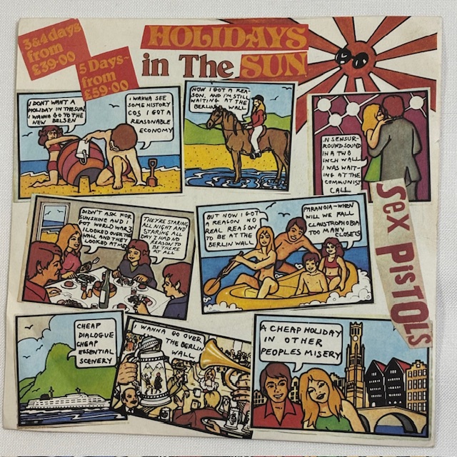 sex pistolsのholidays in the sun(VS191)のスリーブ写真(表)