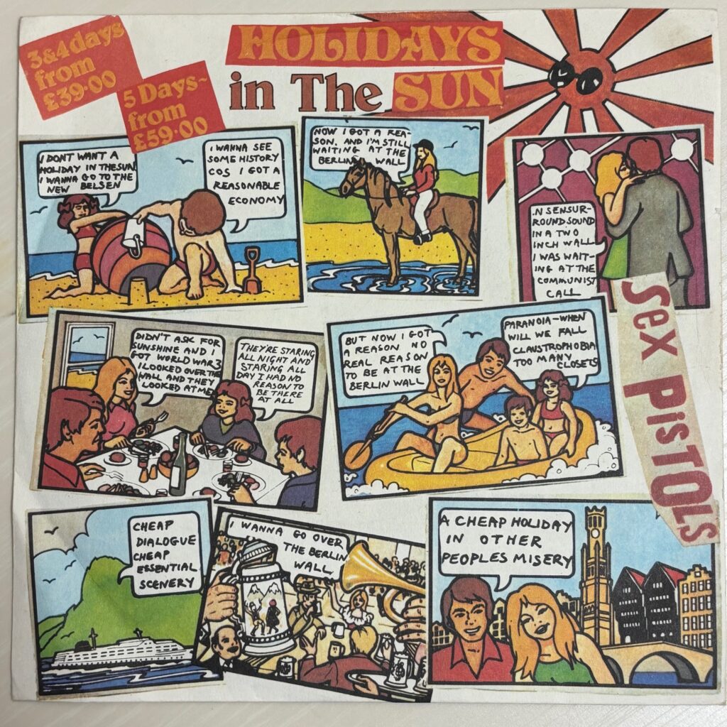 sex pistolsのholidays in the sun(VS191)のジャケット写真(表)